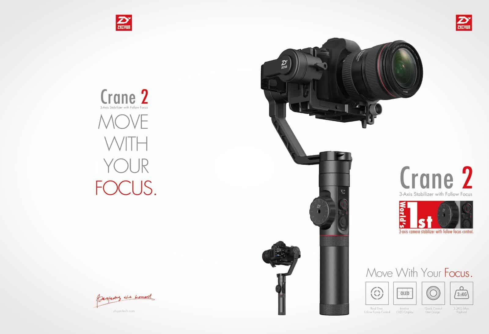 Yeni Zhiyun Crane 2 Stabilizer Ön İncelemesi kapak görseli