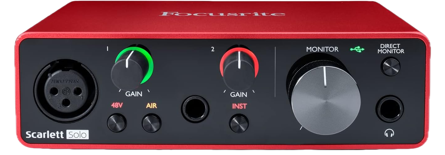 Focusrite Scarlett Solo (3. Nesil) USB Ses Kartı